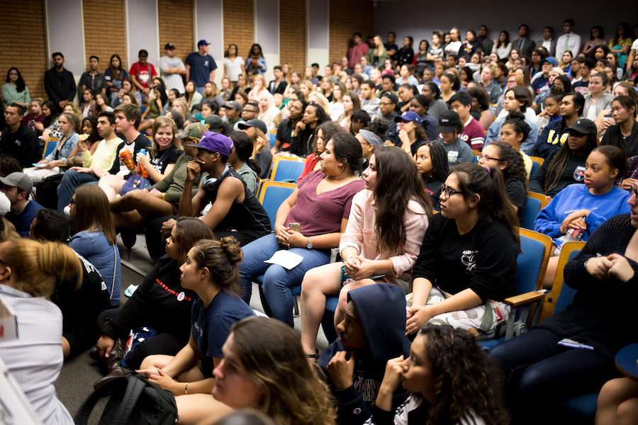 diverse student audience